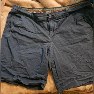 Navy chino shorts